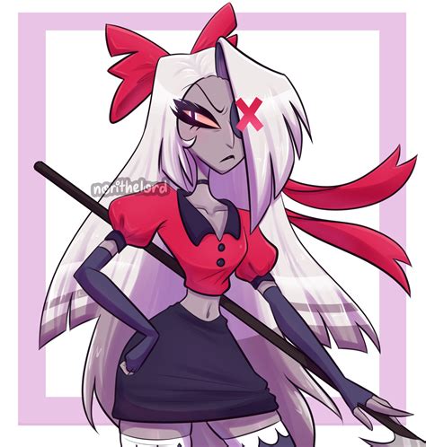 The moment I first saw Hazbin Hotel I said "There's definitely gonna be some R34 content of this. . Hazbin hotel vaggie fanart